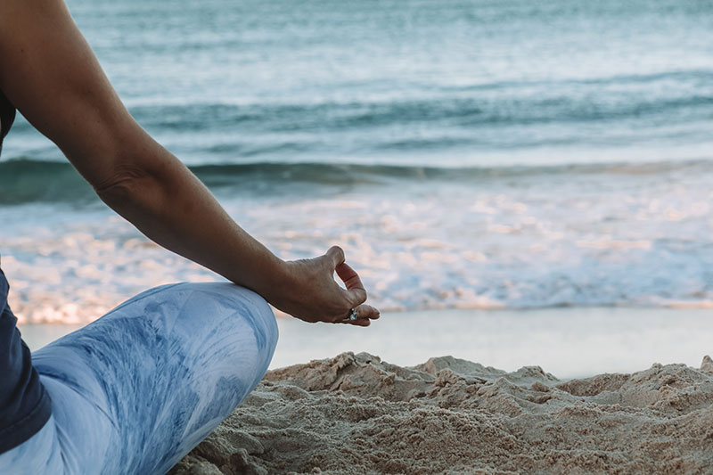 tea and yoga